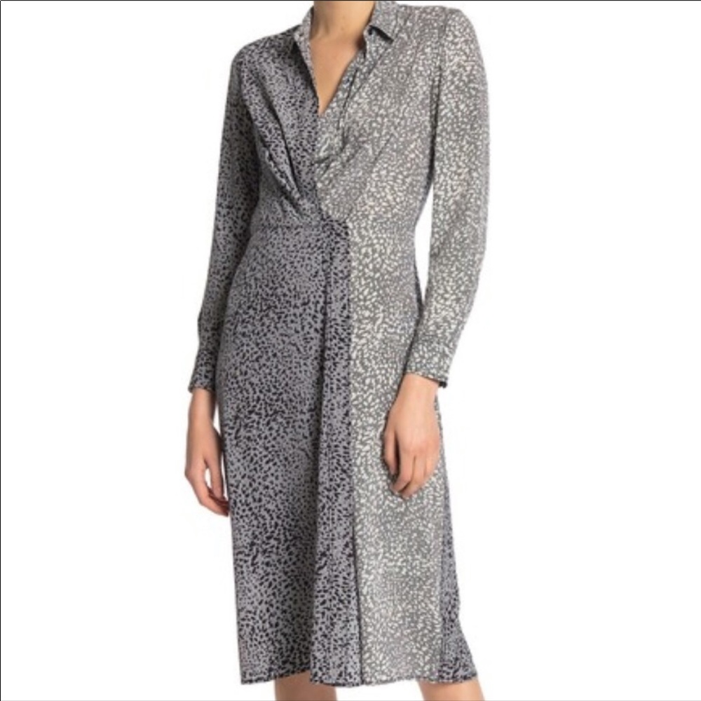 Rag & Bone Leopard Print Silk Dress